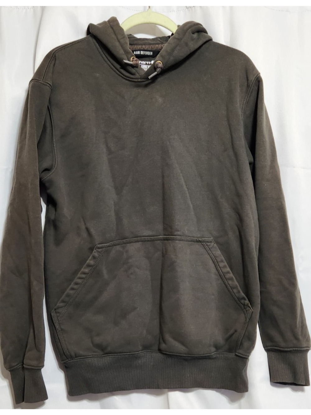 Carhartt Men's Rain Defender Loose Fit Hoodie Faded Black Size Small‎ Outdoors